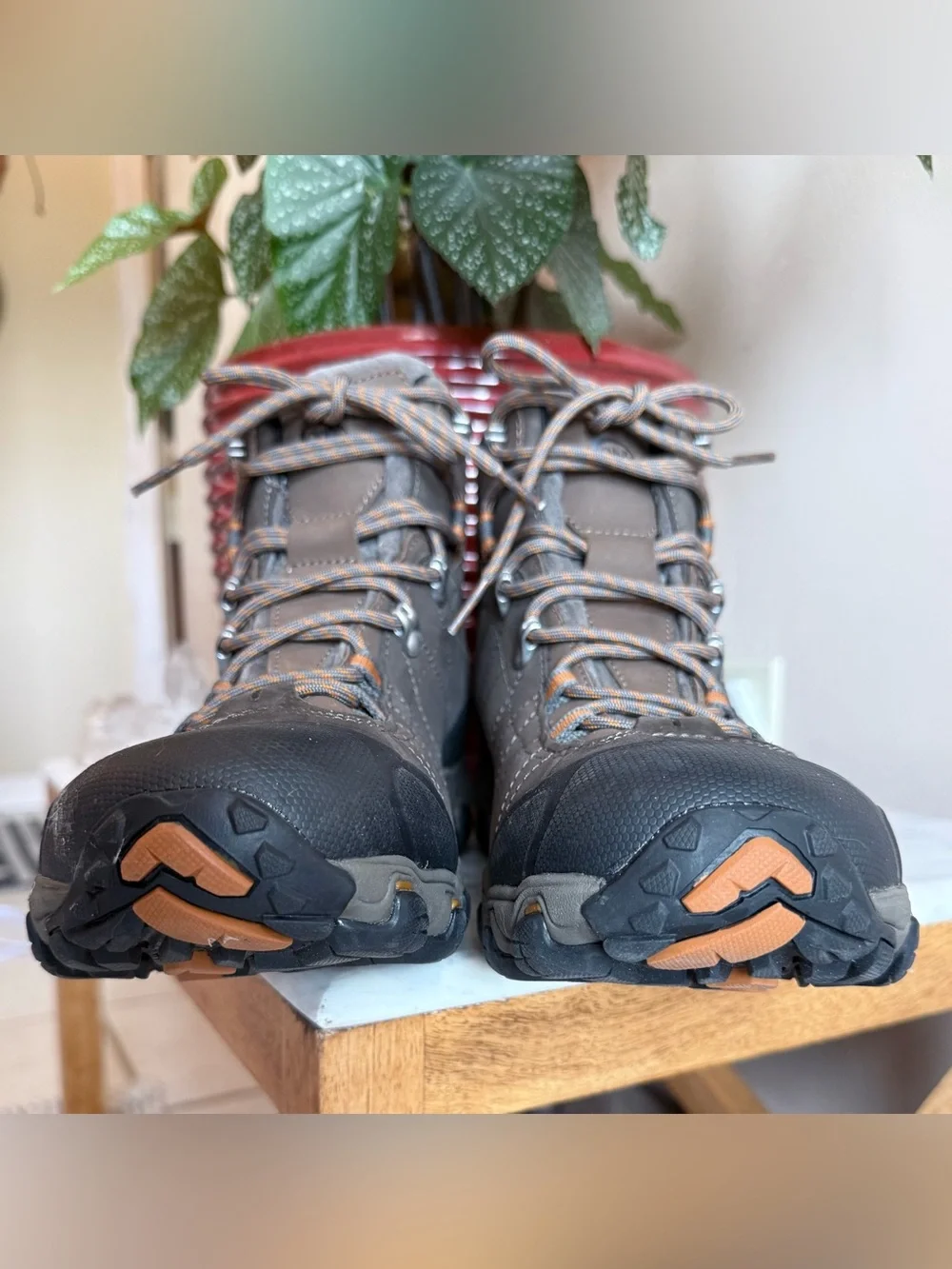 Oboz Bridger Boots Mid B-DRY Waterproof Hiking Brown Men's 12 EU 46 Like New